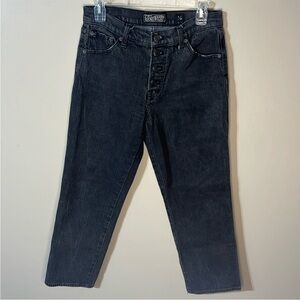 Lucky brand black straight leg jeans size 4/27